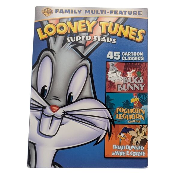 Looney Tunes Super Stars – 45 Cartoon Classics DVD (Family Multi-Feature) - Picture 1 of 7